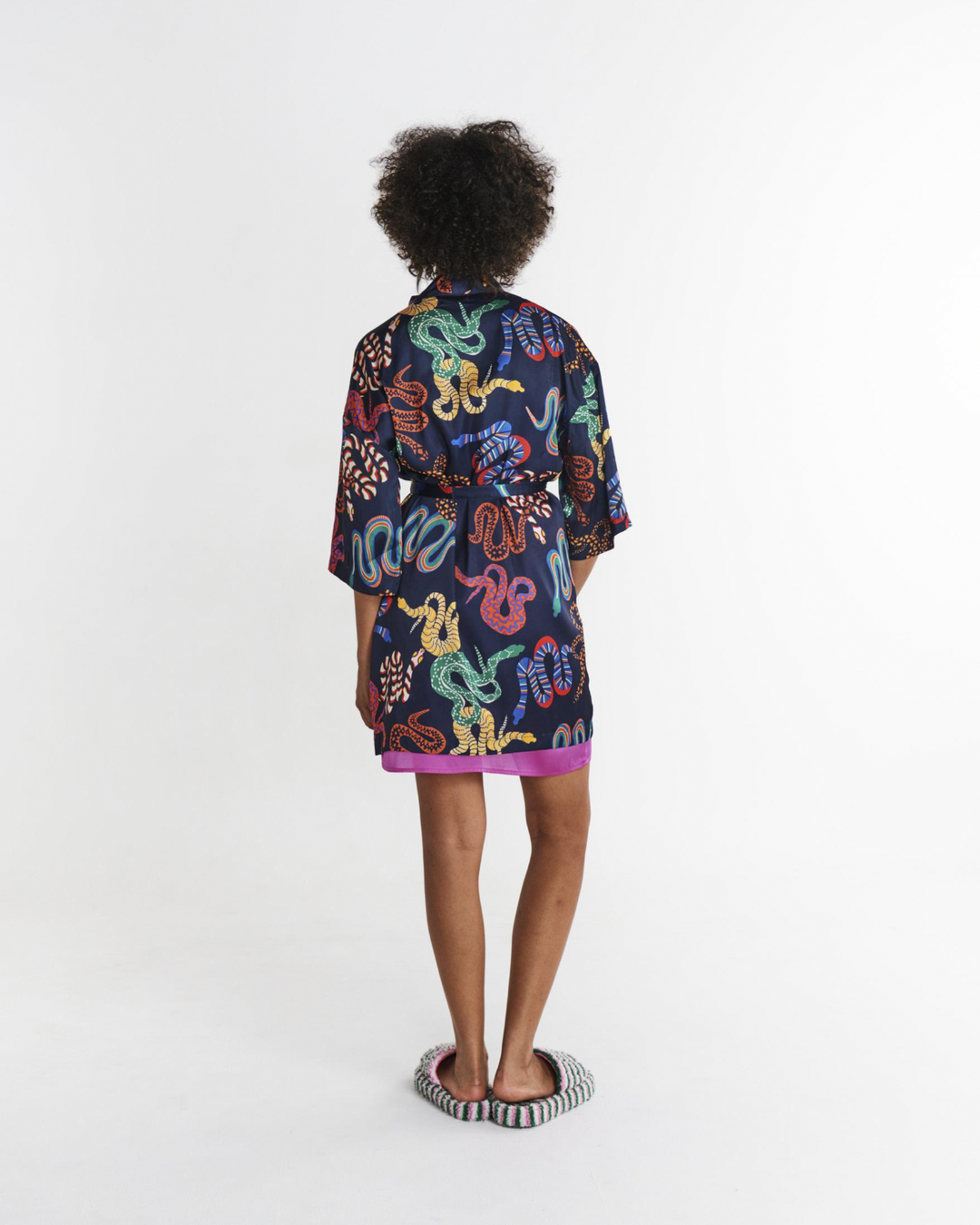 Kip & Co Snake Pit Satin Robe