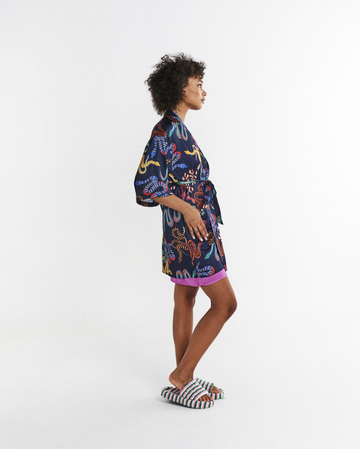 Kip & Co Snake Pit Satin Robe