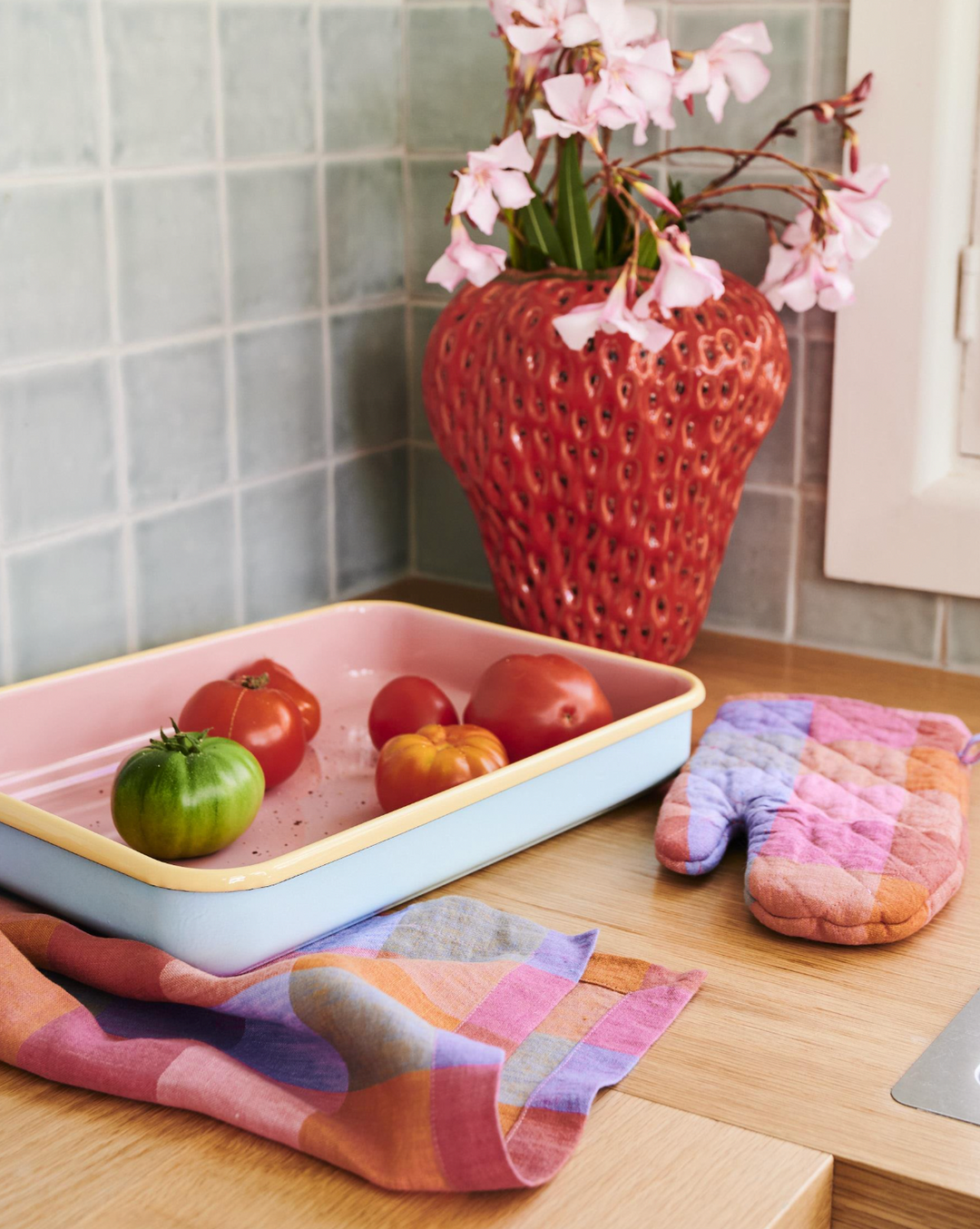 Kip & Co Tutti Frutti Linen Tea Towel