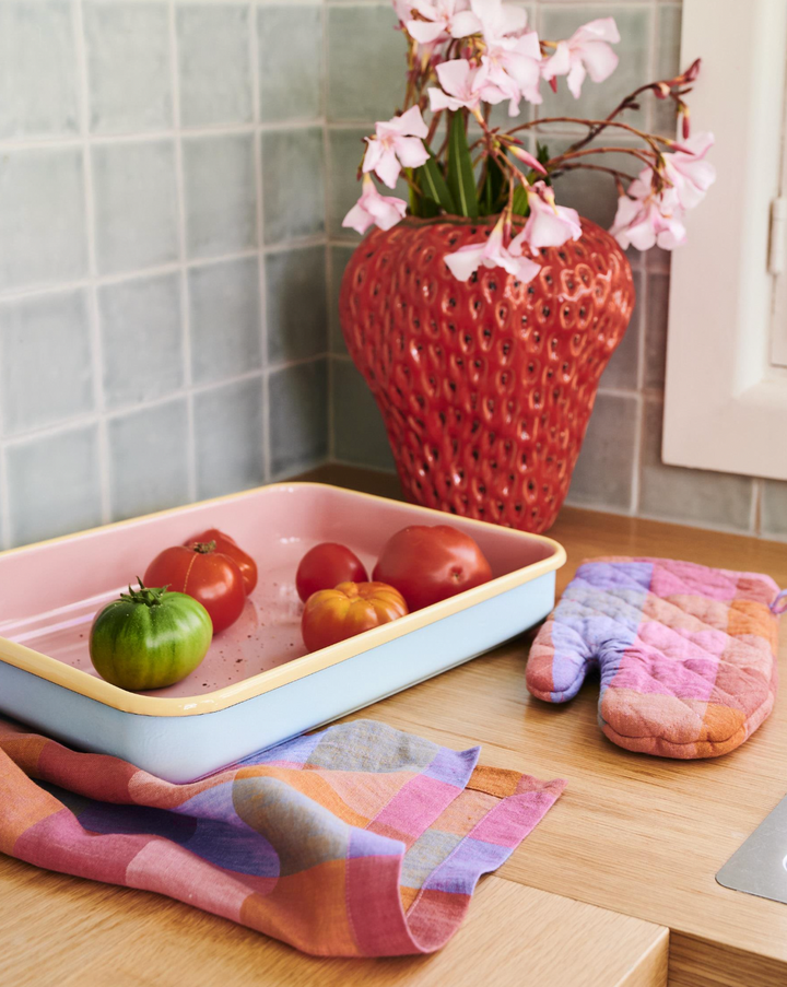 Kip & Co Tutti Frutti Linen Tea Towel