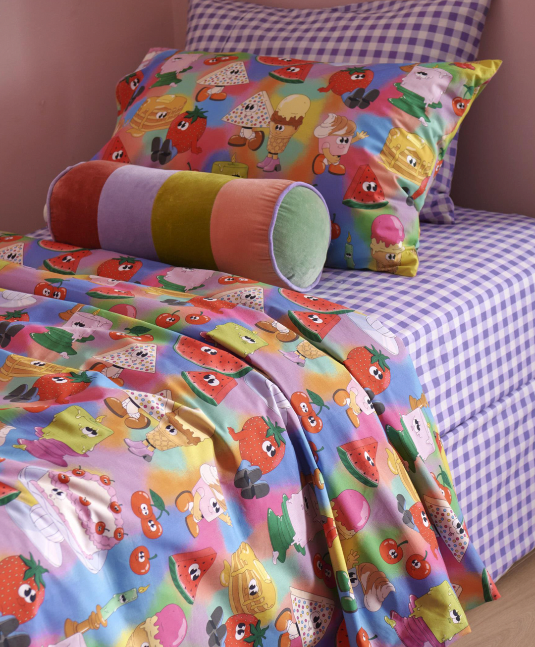 Kip & Co Dreamer Velvet Bolster Cushion