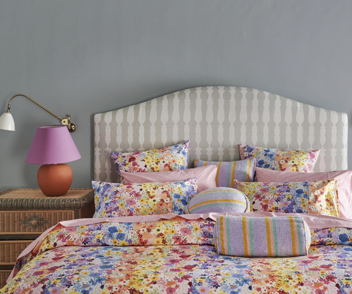 Kip & Co Mirage Stripe Square Boucle Cushion