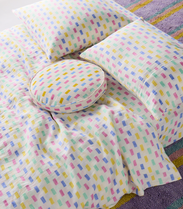 Kip & Co Tic Tak Upholstery Pea Cushion