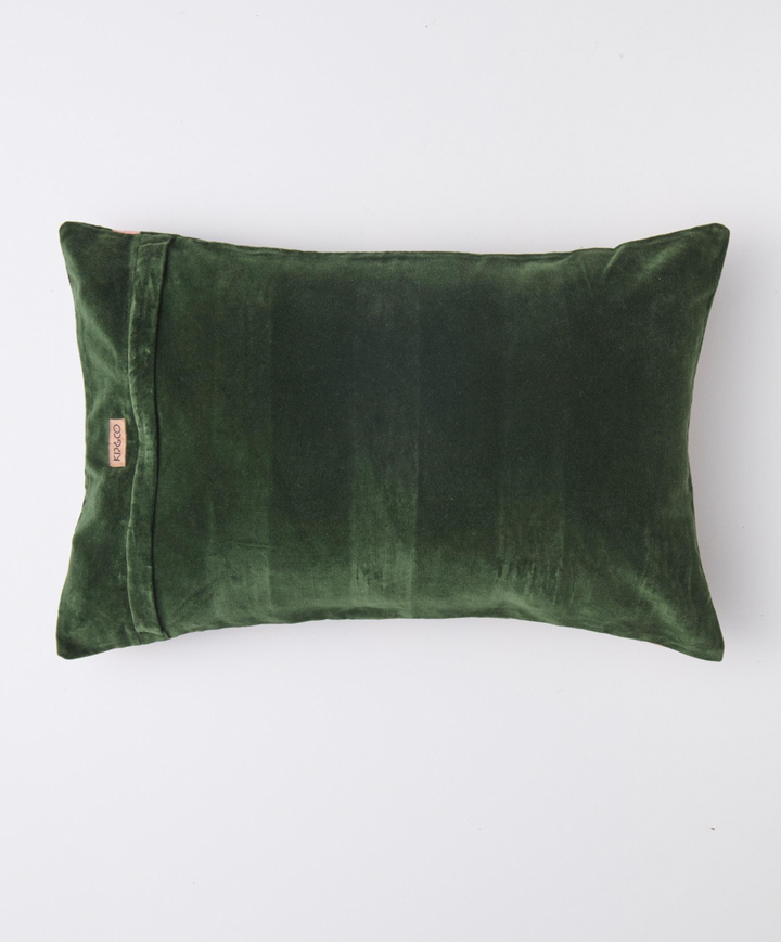 Kip & Co Tuscan Stripe Velvet Rectangle Cushion