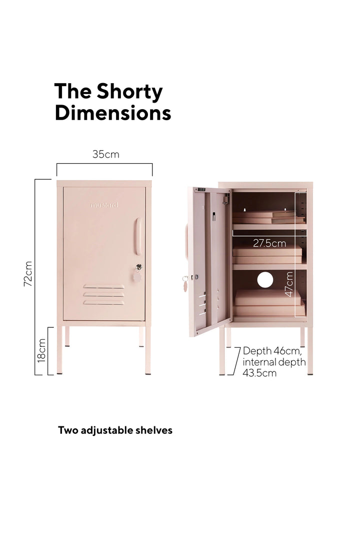 Mustard Made Shorty Locker - Blush