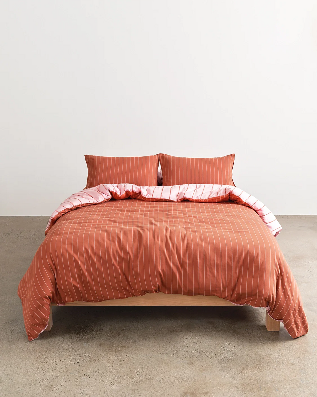 Hommey Quilt Cover - Rose / Sienna