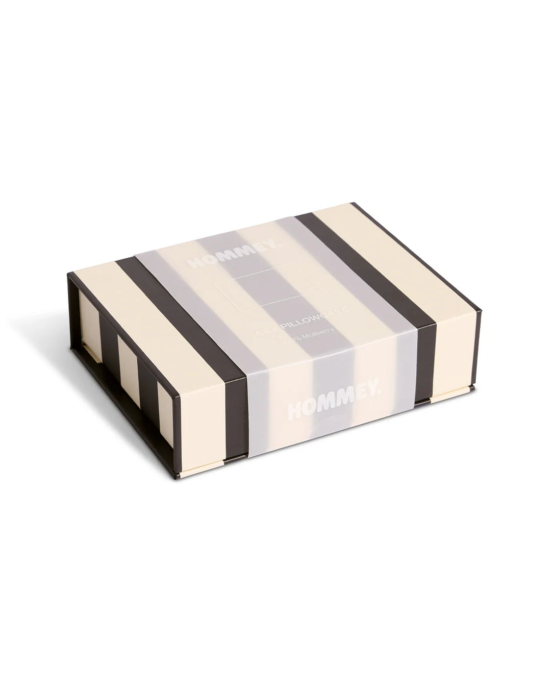 Hommey Silk Pillowcase - Vanilla Bean Stripes