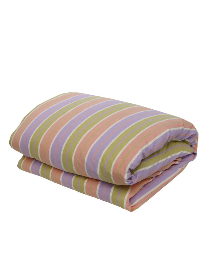 Mosey Me Miami Stripe Quilt Cover