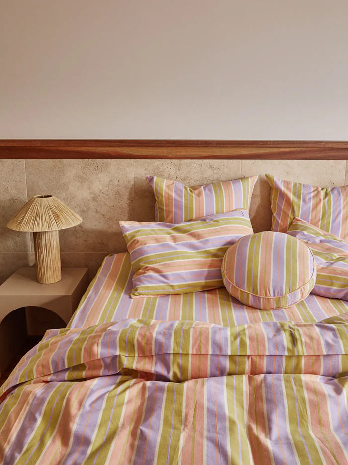 Mosey Me Miami Stripe Quilt Cover