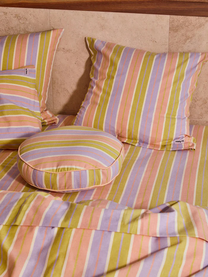 Mosey Me Miami Stripe Quilt Cover