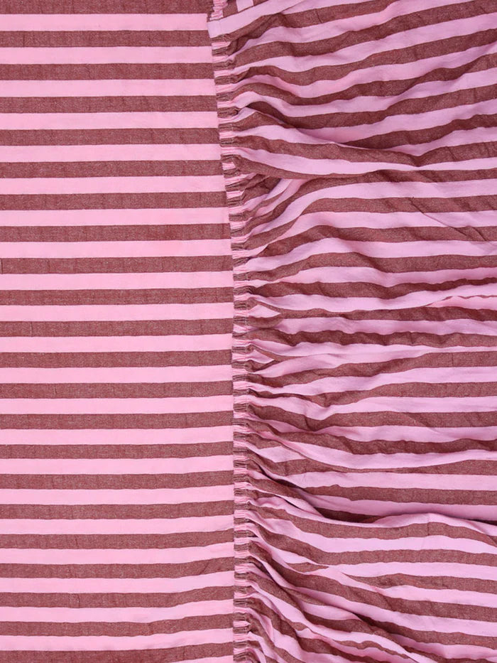 Mosey Me Sundae Seersucker Fitted Sheet