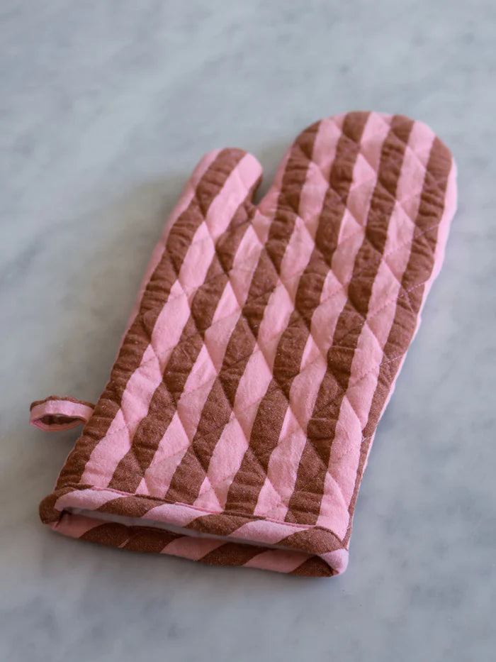 Mosey Me Sundae Seersucker Oven Mitt