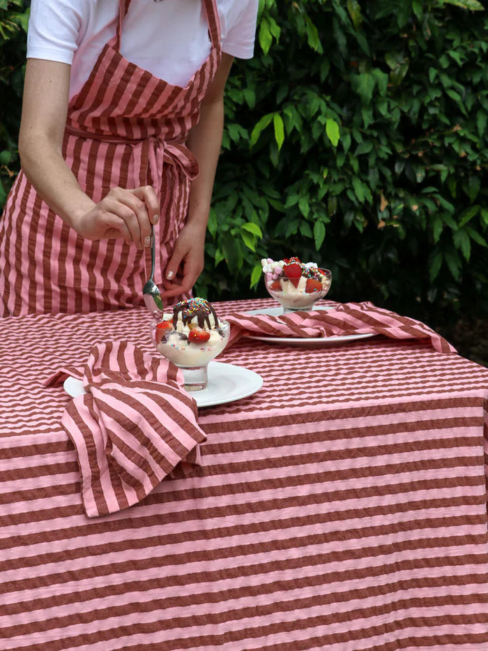 Mosey Me Sundae Seersucker Tablecloth