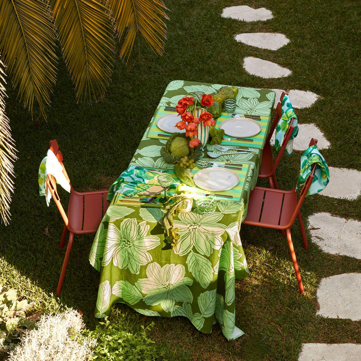 Bonnie & Neil Margot Green Tablecloth