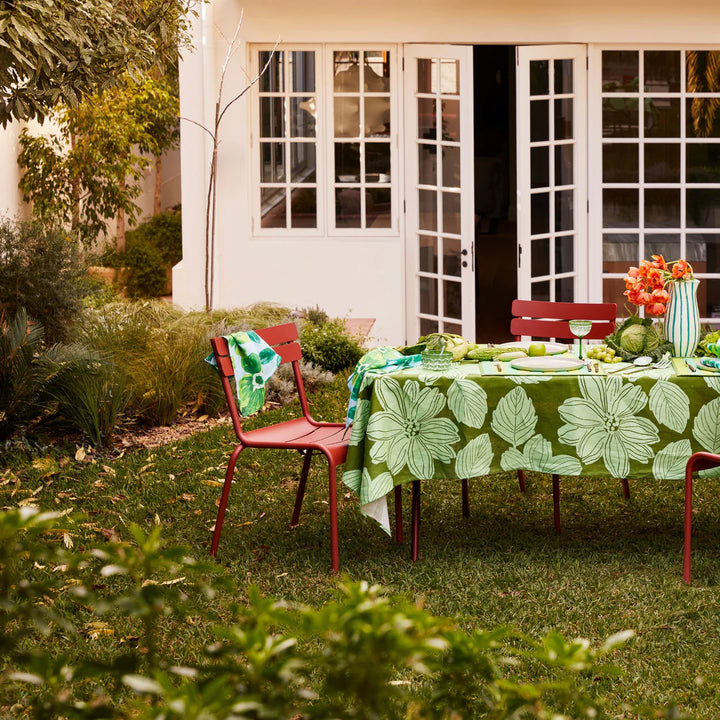 Bonnie & Neil Margot Green Tablecloth