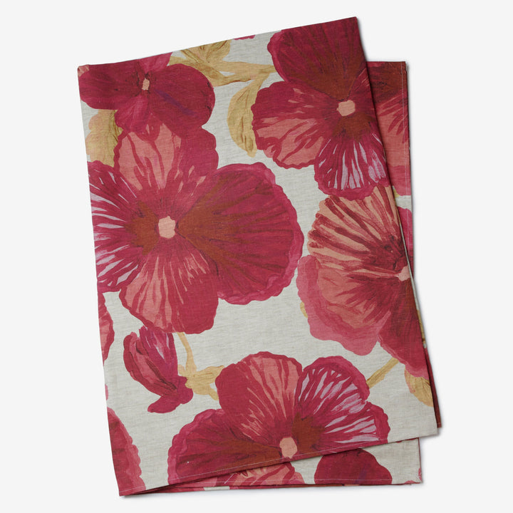 Bonnie & Neil Wild Pansy Pink Tablecloth