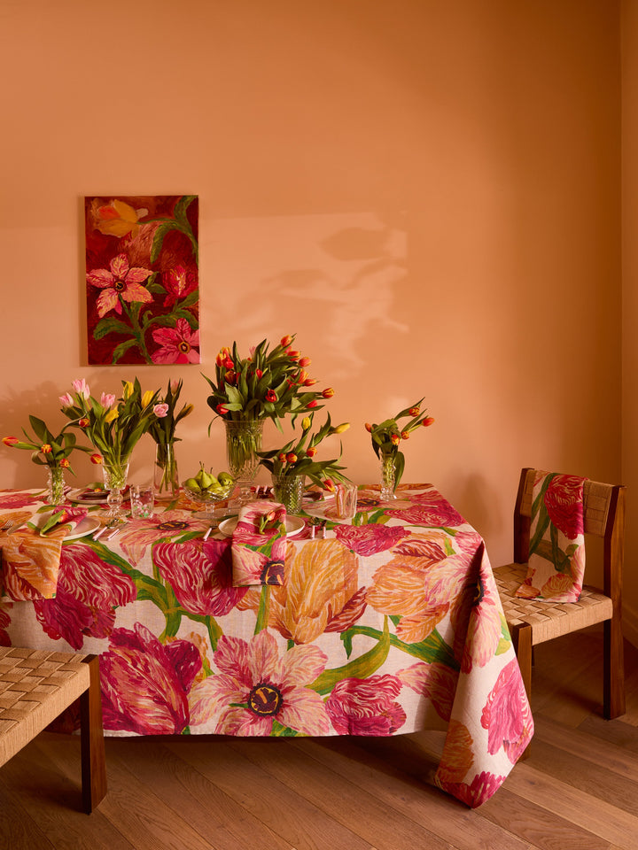 Bonnie & Neil Tulip Multi Tablecloth