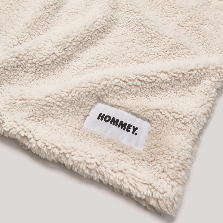 Hommey Faux Fur Throw Blanket - Marshmallow