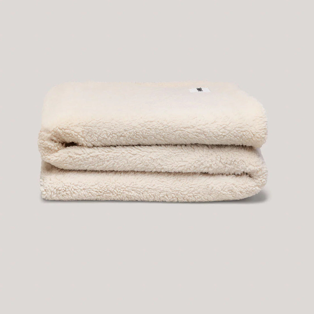 Hommey Faux Fur Throw Blanket - Marshmallow