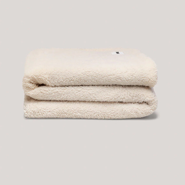 Hommey Faux Fur Throw Blanket - Marshmallow
