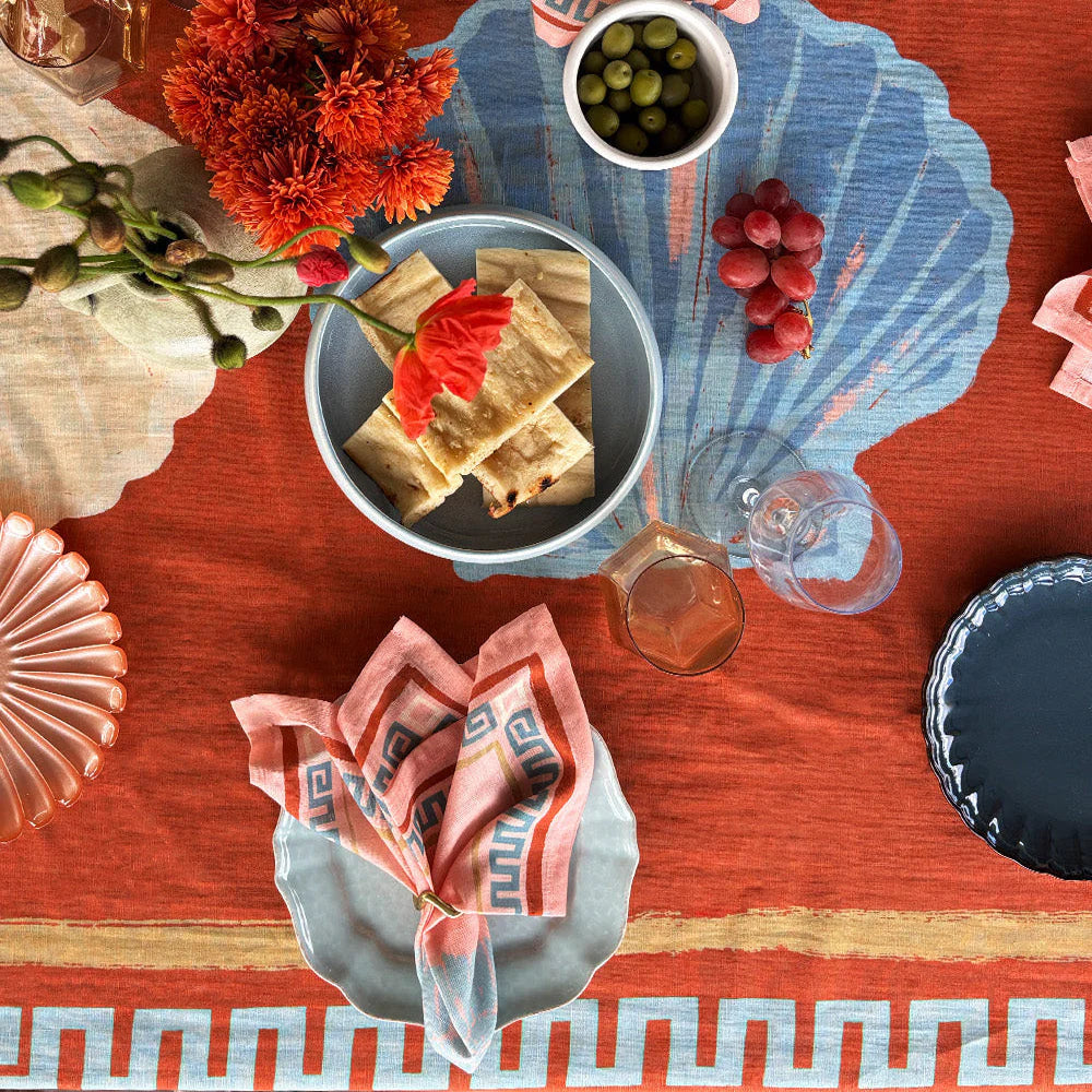 Loco Living Scallop Napkin Set 4