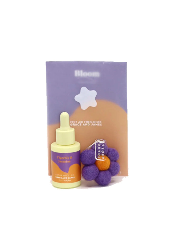 Grace and James Tigerlily & Jasmine Felt Air Freshener