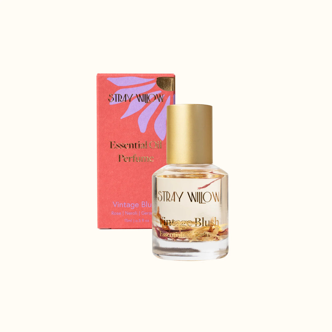 Stray Willow Essential Oil Perfume Roller - Vintage Blush