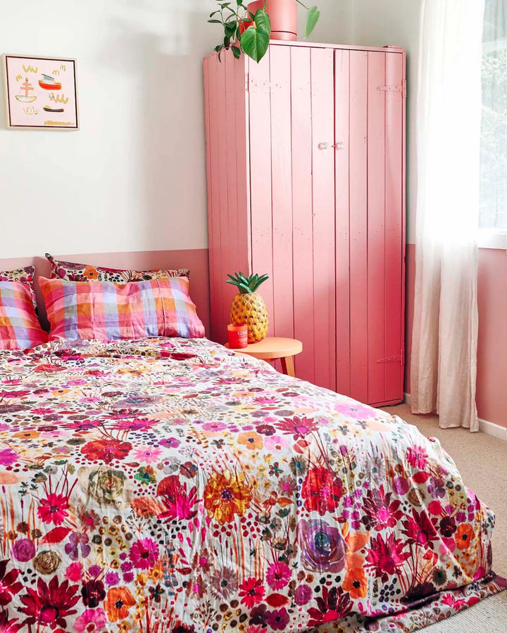 Kip & Co Tutti Frutti Linen Pillowcases