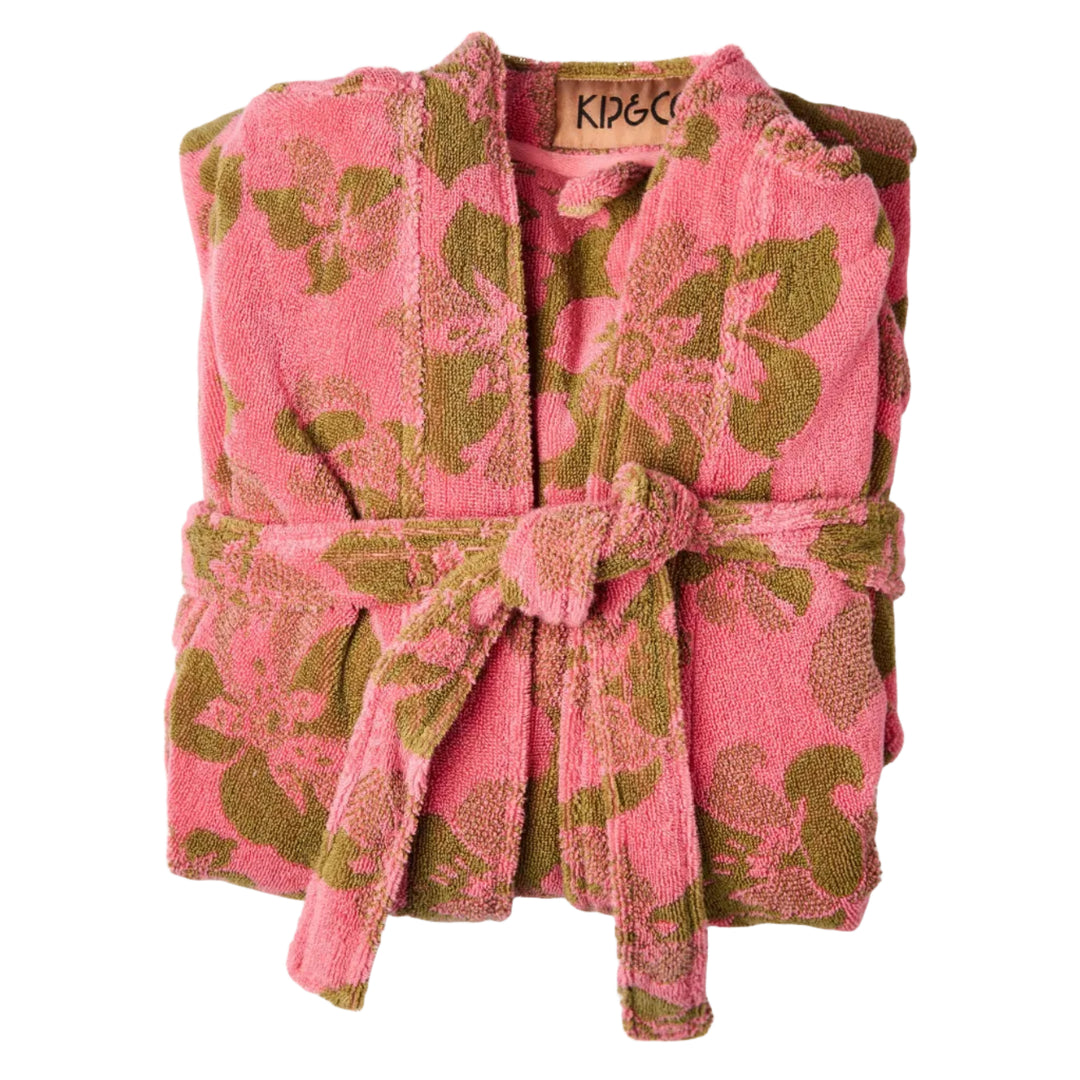 Kip & Co Bloom Terry Bath Robe