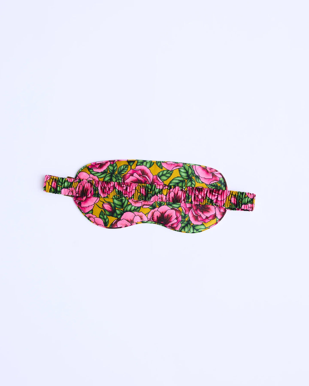 Kip & Co Golden Peony Silk Eye Mask