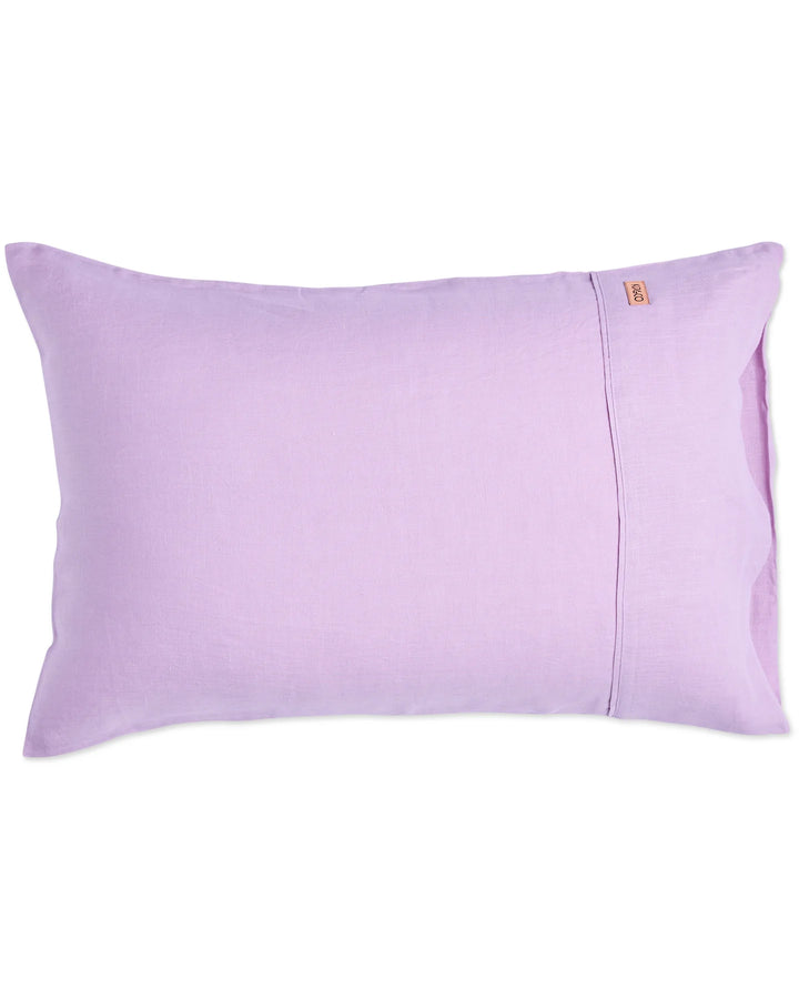 Kip & Co Lavender Linen Pillowcases