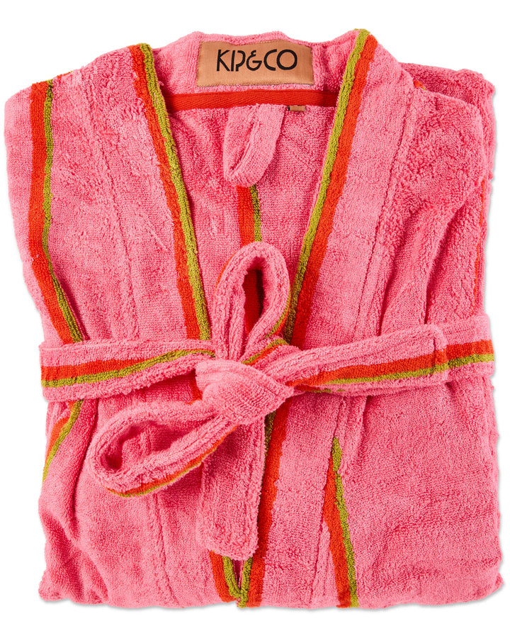 Kip & Co Watego Soiree Stripe Bamboo Terry Bath Robe