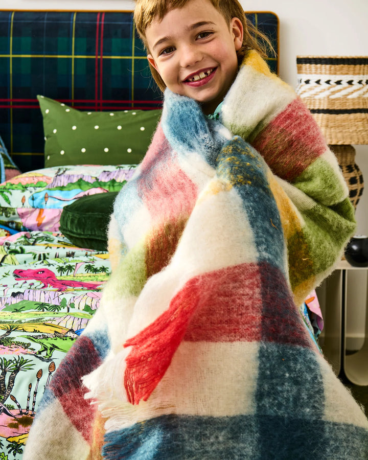 Kip & Co Cabin Tartan Cosy Blanket
