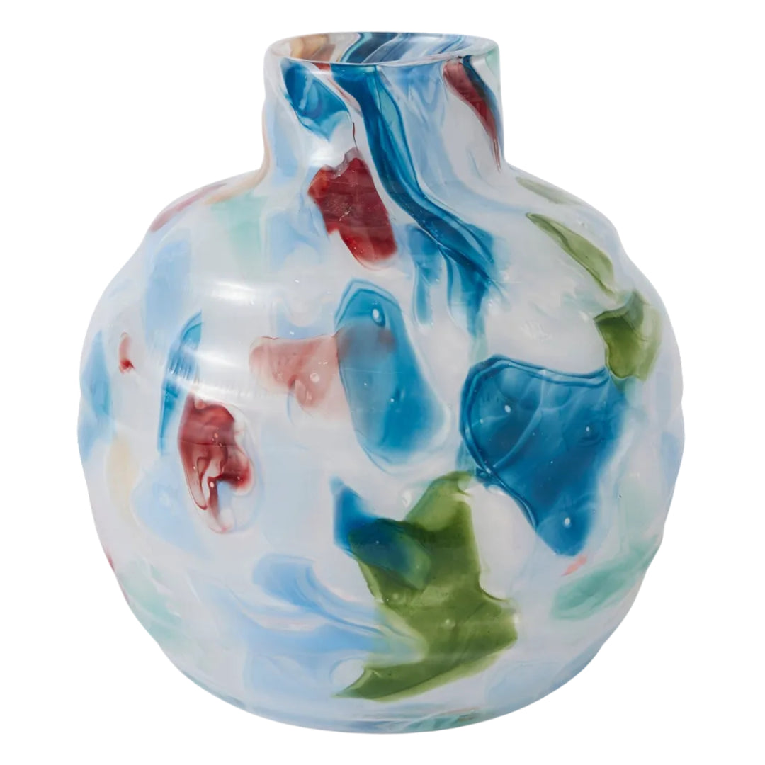 Kip & Co Swirl Portofino Round Vase