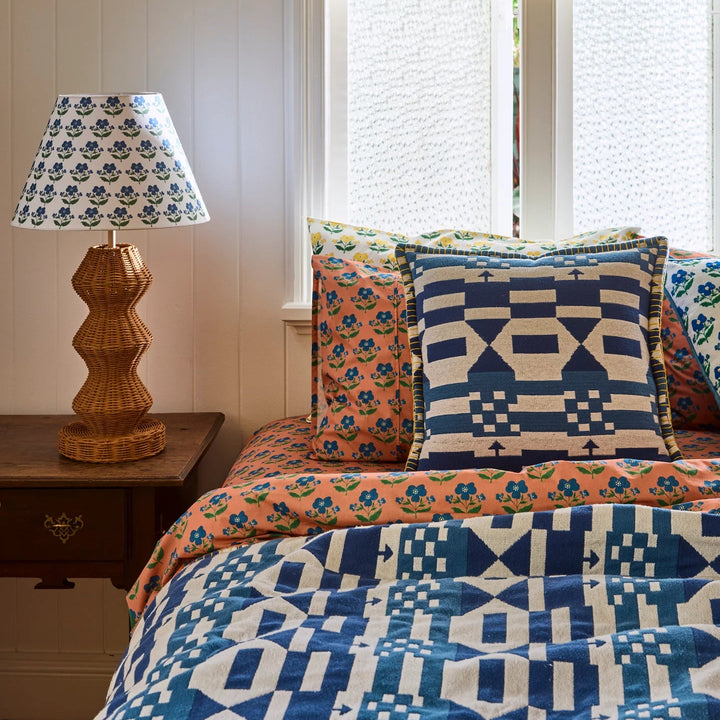 Kip & Co x Anna Spiro Tik Tak Woven Cushion