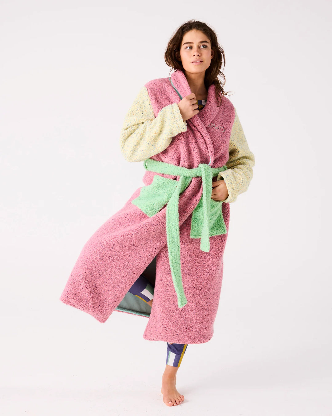 Kip & Co Candy Lane Adult Sherpa Robe