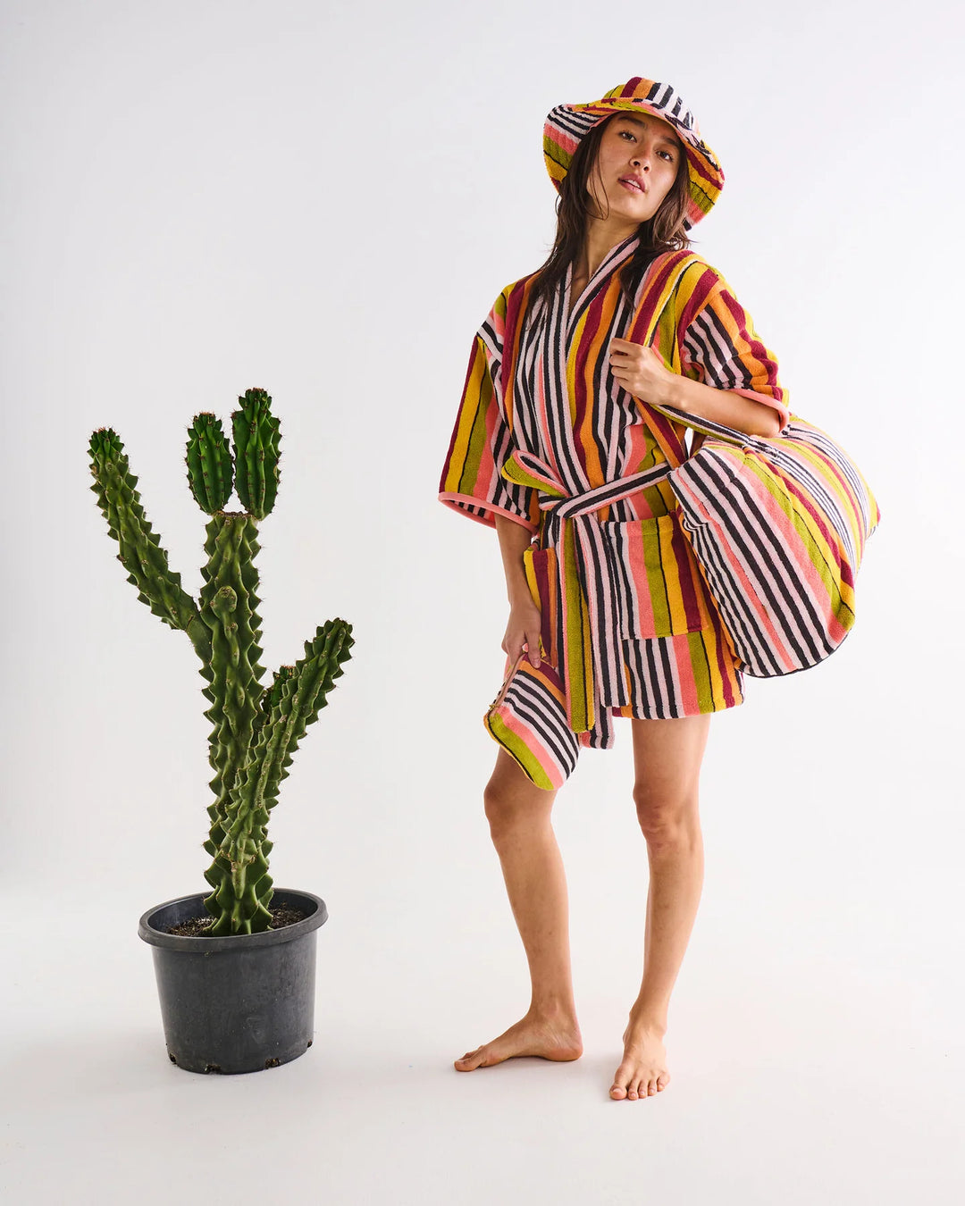 Kip & Co Casablanca Stripe Terry Oversized Beach Bag