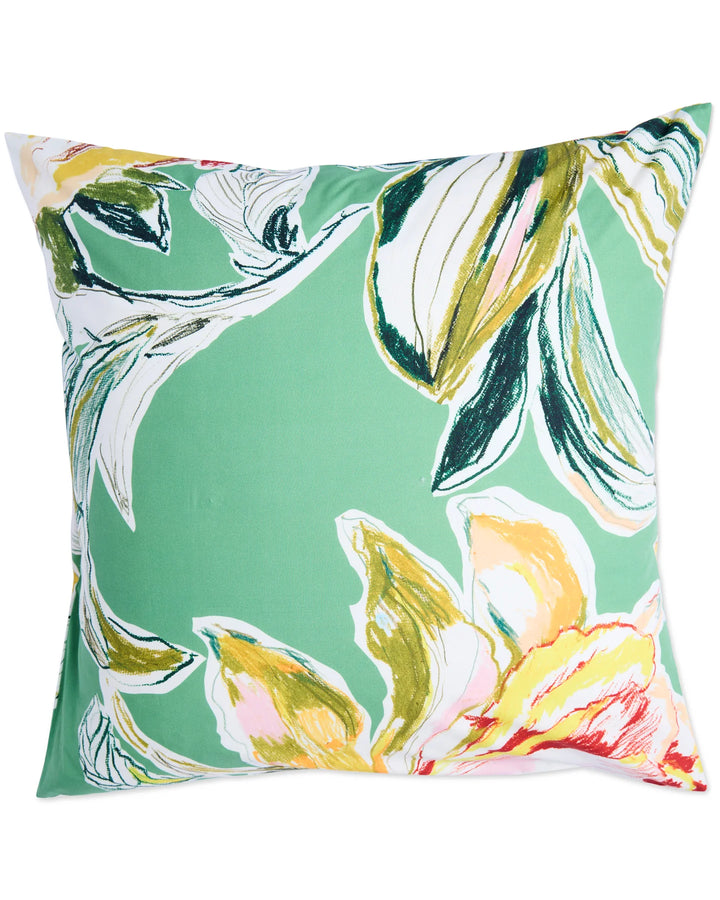 Kip & Co Somerset Green Organic Cotton European Pillowcases