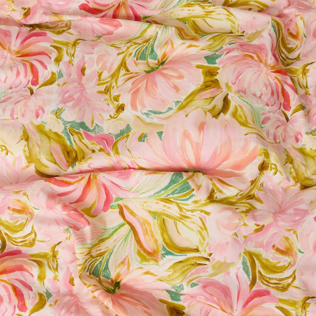 Kip & Co Warm Floral Breeze Organic Cotton European Pillowcases