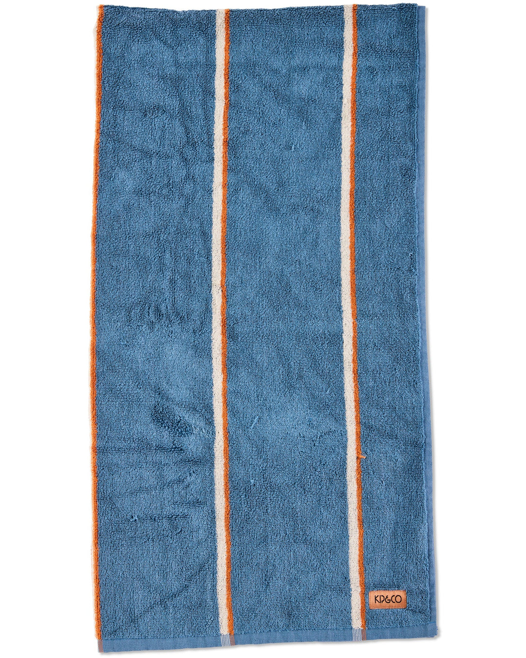 Kip & Co Blue Lagoon Stripe Bamboo Terry Hand Towel