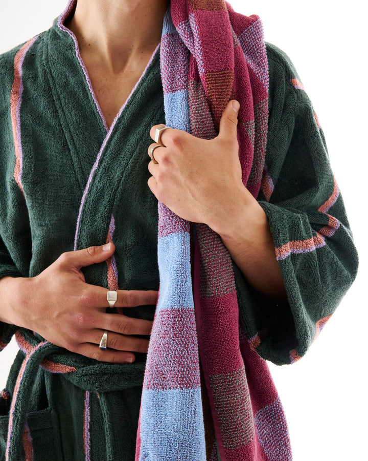 Kip & Co Bondi Tartan Terry Bath Towel