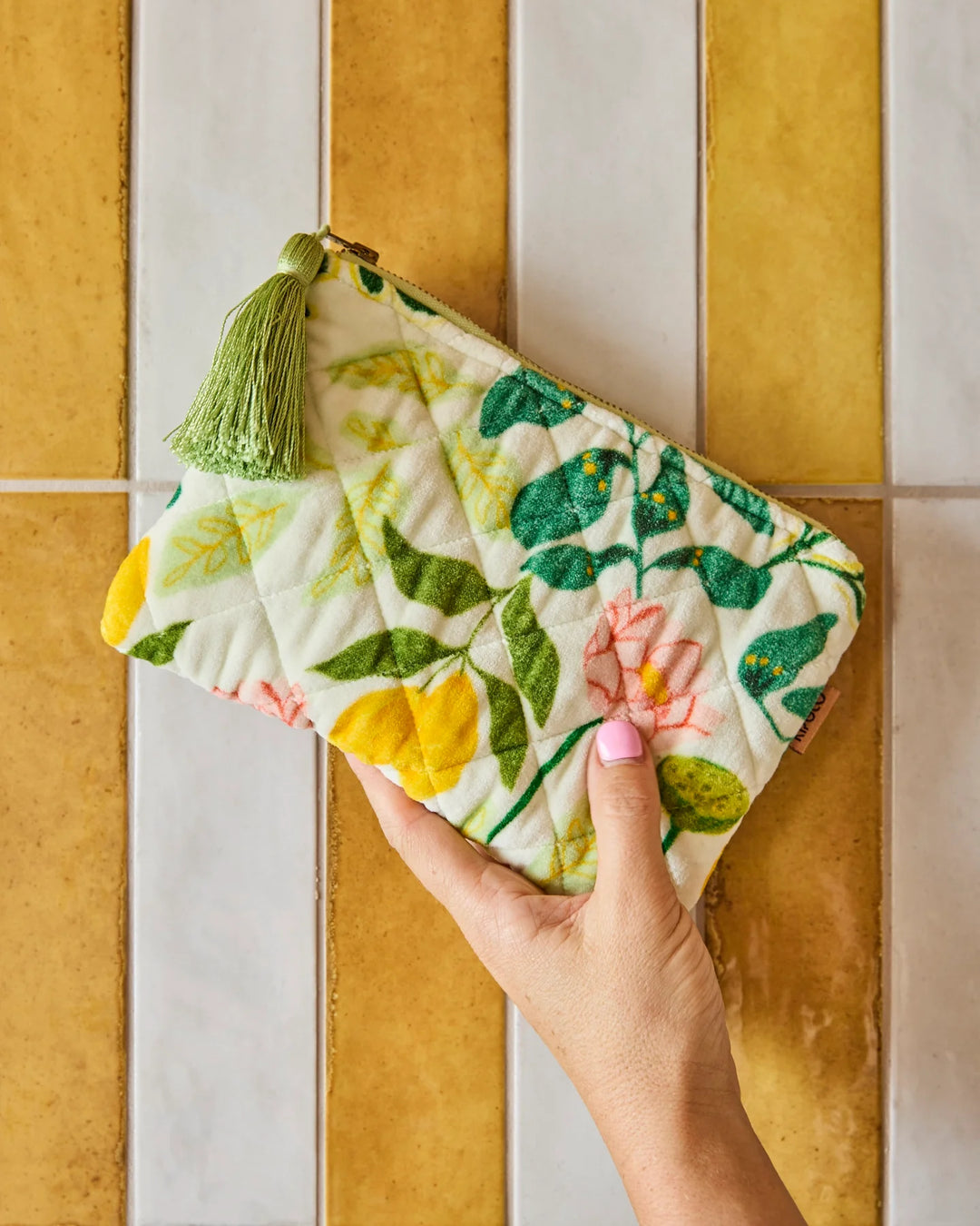Kip & Co Wander Velvet Cosmetics Purse