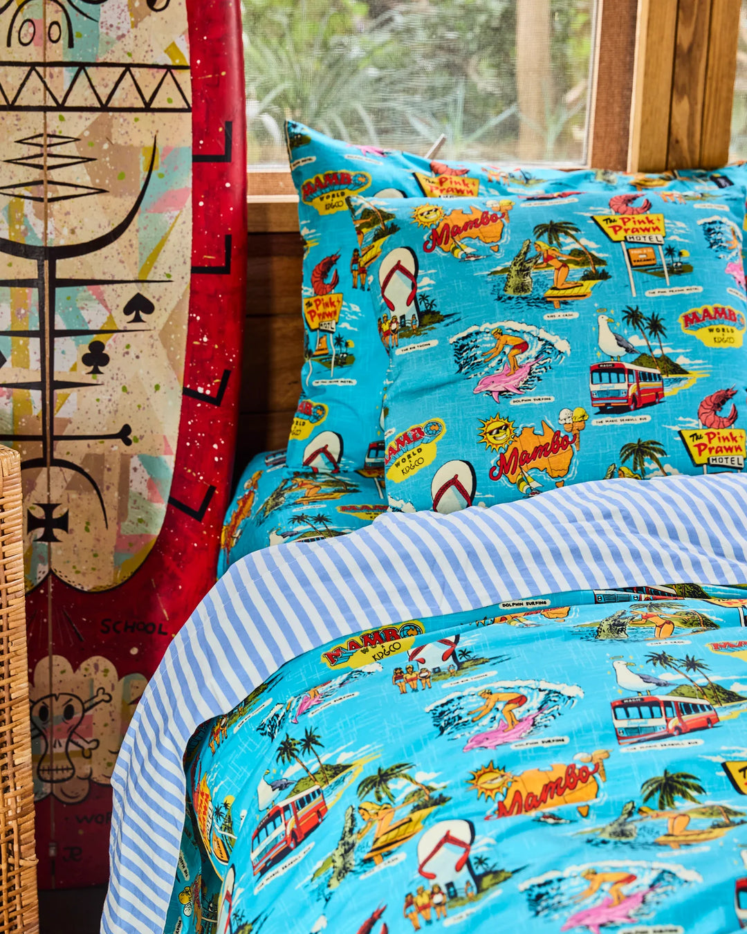 Kip & Co x Mambo Mambo World Organic Cotton Quilt Cover