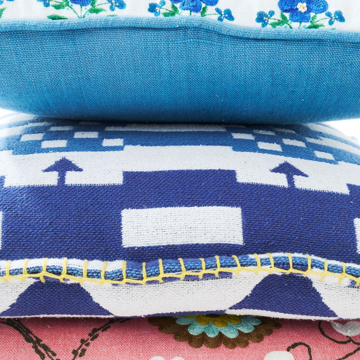 Kip & Co x Anna Spiro Tik Tak Woven Cushion