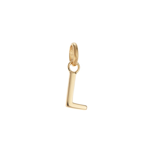Kirstin Ash Initial Outline A-Z 18K Gold Vermeil