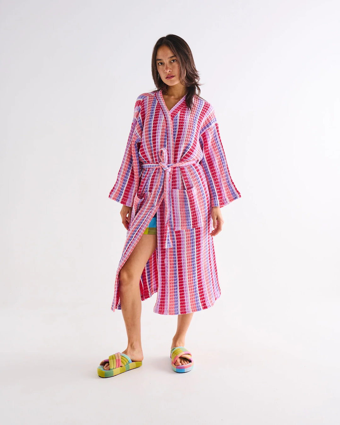 Kip & Co Sorbet Soiree Waffle Bath Robe