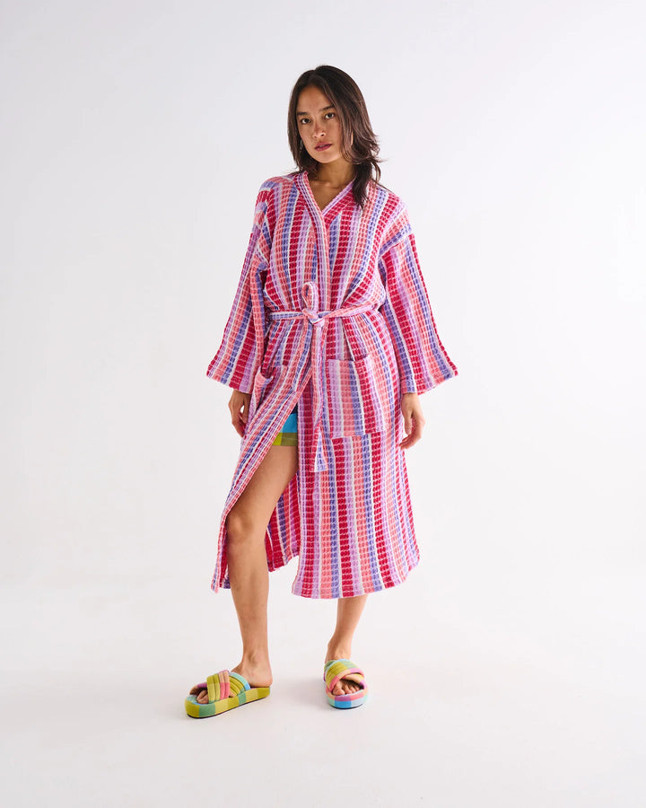 Kip & Co Sorbet Soiree Waffle Bath Robe