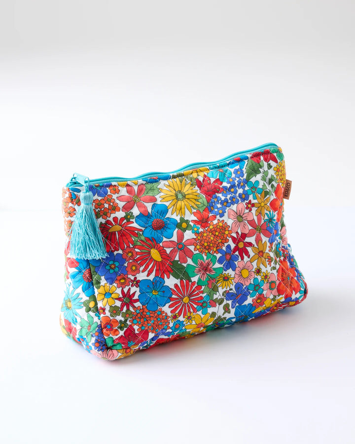 Kip & Co Winter Fields Quilted Cotton Toiletry Purse