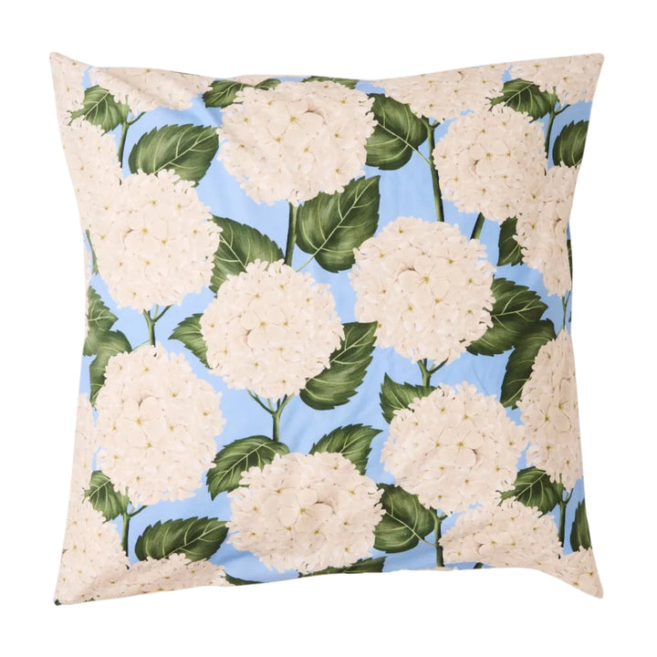 Kip & Co Hydrangea Blue Organic Cotton European Pillowcases