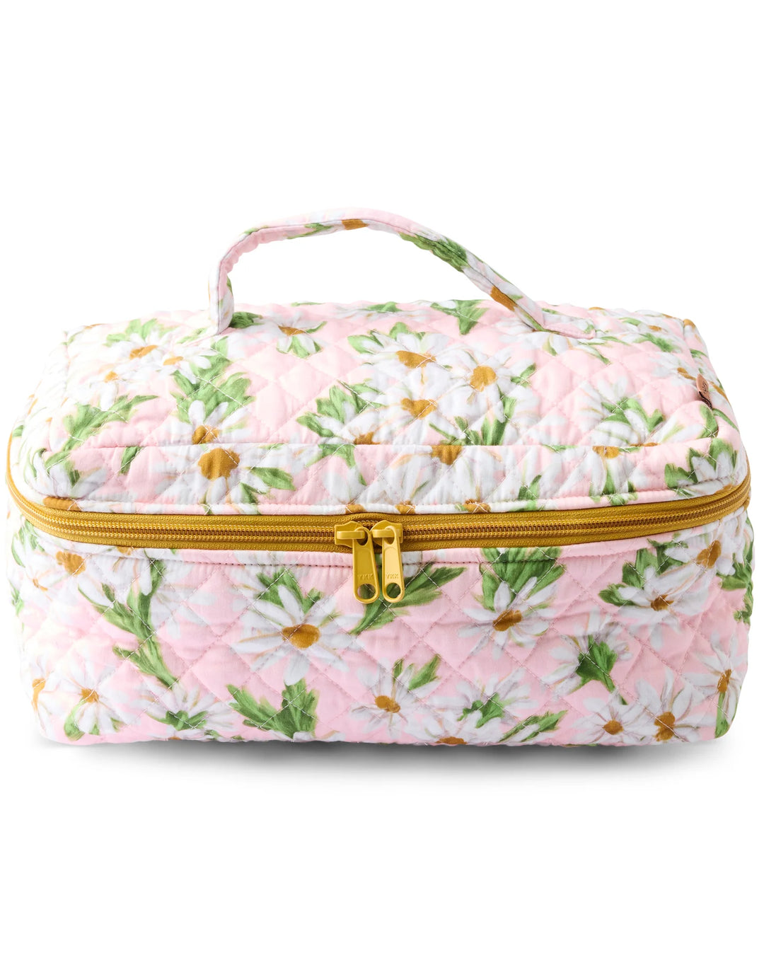 Kip & Co Sweet Daisy Quilted Cotton Toiletry Case